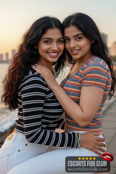 Myra and Saanvi lesbian escorts Piplod Surat